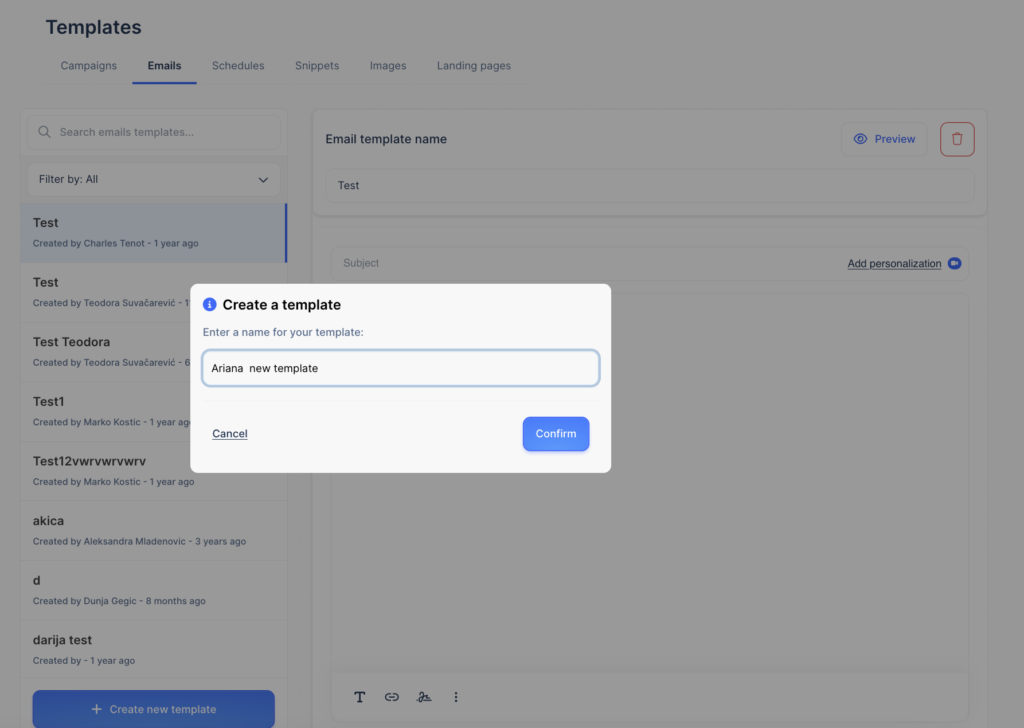 create email templates button Images High Quality... Create email templates for your team - lemlist academy